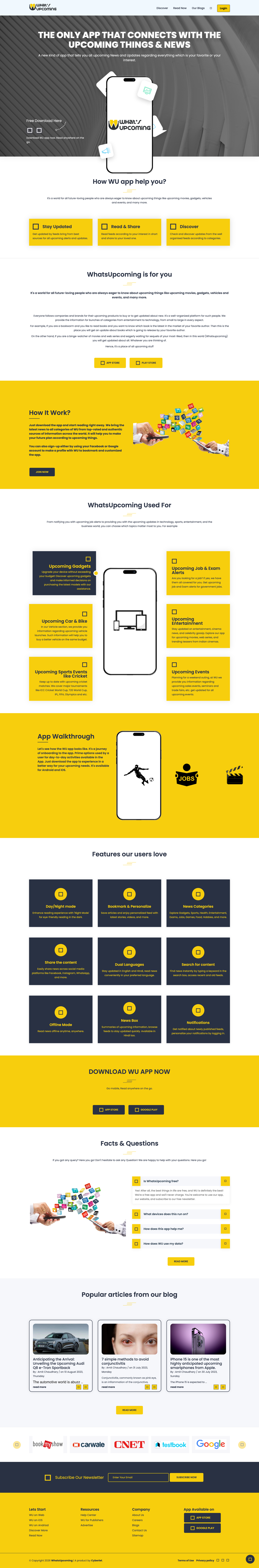 Project https://whatsupcoming.com/ Image